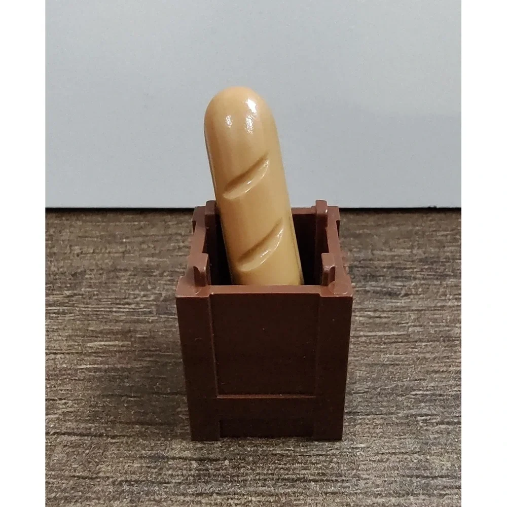 LEGO Container Crate With French Baguette FOOD